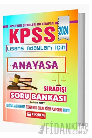 KPSS Lisans Anayasa Sıradışı Soru Bankası