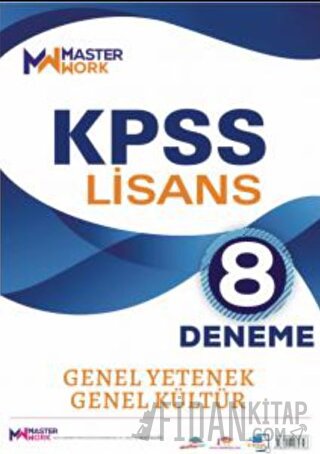 KPSS Lisans / Genel Yetenek - Genel Kültür 8 Deneme