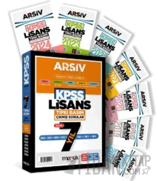 KPSS Lisans Son 7 Yıl Arşiv Serisi Tıpkı Basım Fasikül Fasikül Çıkmış 