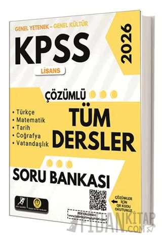 KPSS Lisans Tüm Dersler Çözümlü Soru Bankası Kolektif