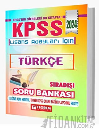 KPSS Lisans Türkçe Sıradışı Soru Bankası (Ciltli)