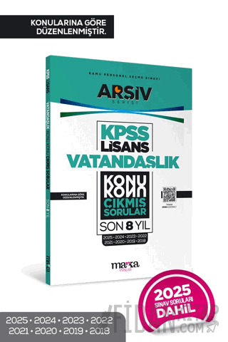 KPSS Lisans Vatandaşlık Konu Konu Çıkmış Sorular Son 8 Yıl Çıkmış Soru