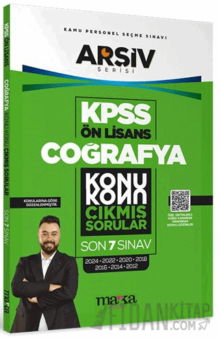 KPSS Ön Lisans Coğrafya Konu Konu Çıkmış Sorular Son 7 Sınav (2024 Dah