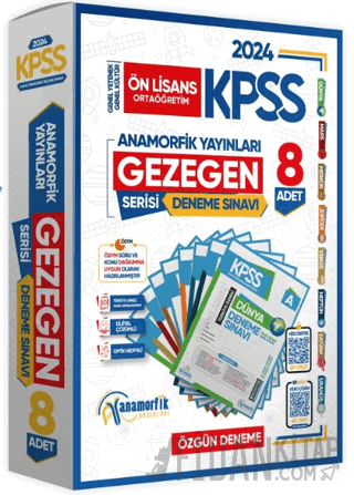 KPSS Ön Lisans GY-GK GEZEGEN Serisi 8li Deneme Paketi Kurumsal Türkiye