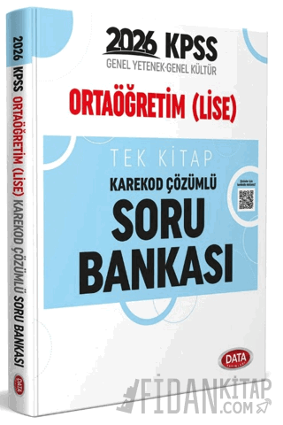 KPSS Ortaöğretim (Lise) Tek Kitap Karekod Çözümlü Soru Bankası