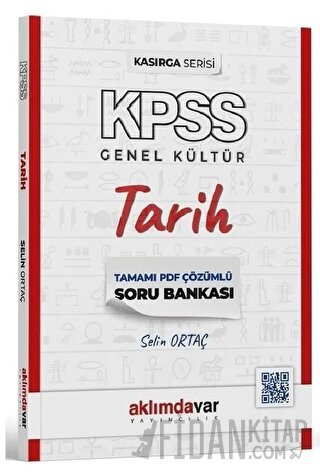 KPSS Tarih Kasırga Soru Bankası PDF Çözümlü Selin Ortaç