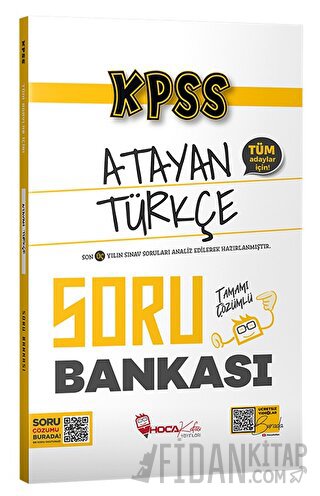 KPSS Türkçe Atayan Soru Bankası Çözümlü Kolektif