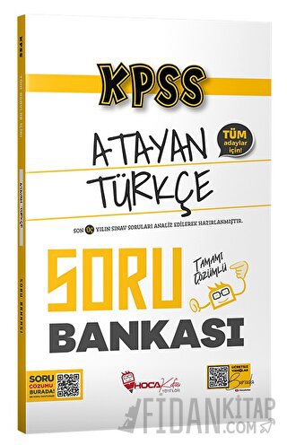 KPSS Türkçe Atayan Soru Bankası Çözümlü