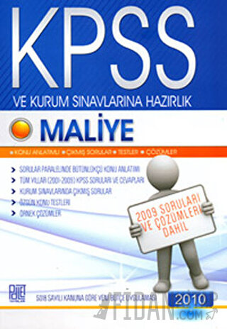 KPSS ve Kurum Sınavlarına Hazırlık Maliye