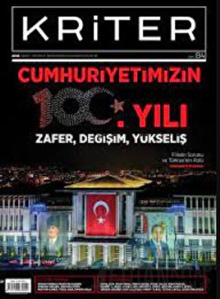 Kriter Aylık Siyaset Toplum ve Ekonomi Dergisi Sayı: 84 - Kasım 2023