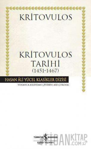 Kritovulos Tarihi (1451-1467) (Ciltli) Kritovulos
