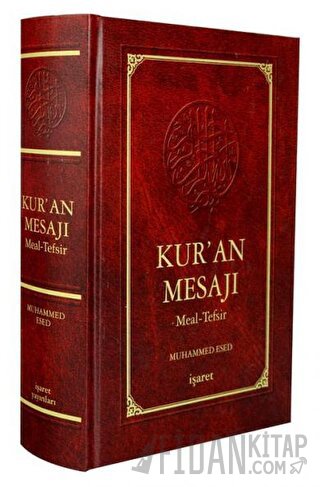 Kur’an Mesajı Meal Tefsiri Büyük Boy (Kutulu) (Ciltli) Muhammed Esed