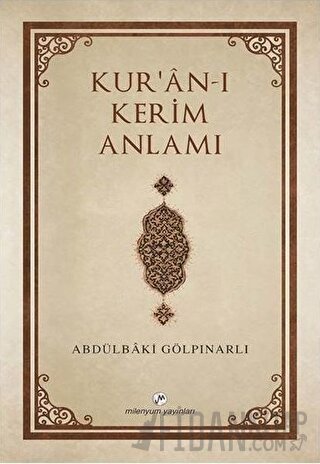 Kur'an-ı Kerim Anlamı Abdülbaki Gölpınarlı