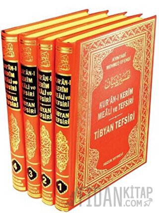 Kur'an-ı Kerim Meali ve Tefsiri -Tibyan Tefsiri (4 Cilt) (Ciltli)