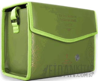 Kuranı Kerim ve Karşılıklı Meali 30 Cüz Orta Boy Yeşil Kare Kodlu