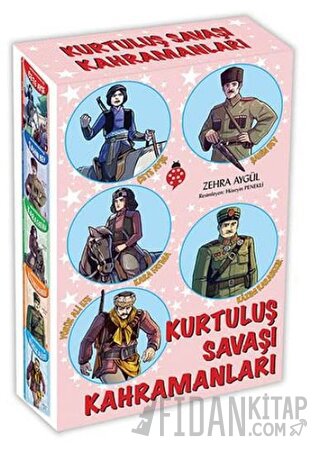 Kurtuluş Savaşı Kahramanları Seti (5 Kitap Takım)