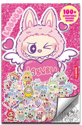 Labubu- 100 Çıkartmalı Boyama Kitabı Kolektif