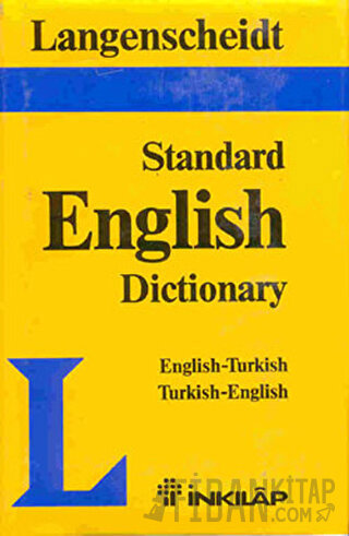 Langenscheid Standard English Dictionary English-Turkish Turkish-English (Ciltli)