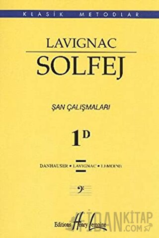 Lavignac Solfej 1D (Küçük Boy) Danhauser
