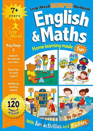 Leap Ahead Bumper Workbook: 7+ Years English and Maths Kolektif