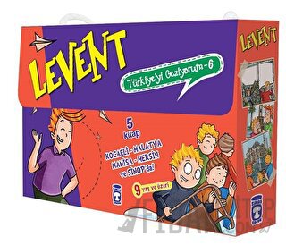 Levent Türkiye'yi Geziyorum 6 Set (5 Kitap Takım)