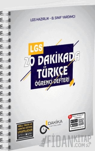LGS 20 Dakikada Türkçe Öğrenci Defteri