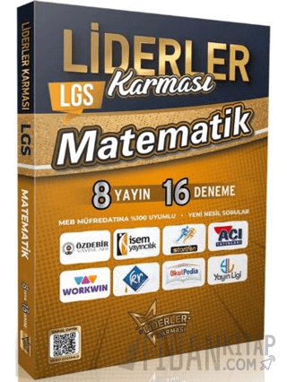 LGS Matematik Denemeleri 8 Yayın 16 Deneme Kolektif