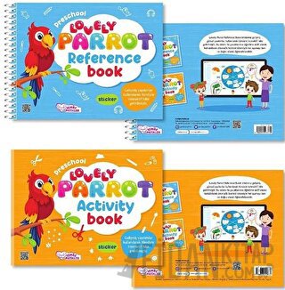 Lovely Parrot Reference - Activity Book (2 Kitap - Puzzle Hediyeli) Ce