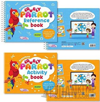 Lovely Parrot Reference - Activity Book (2 Kitap - Puzzle Hediyeli)