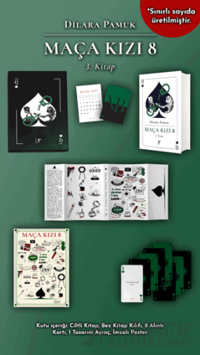 Maça Kızı 8 - 3. Kitap (Kutulu Set) (Ciltli)