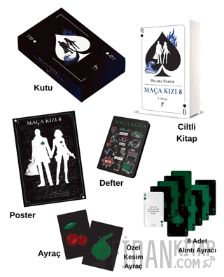 Maça Kızı 8 - 5. Kitap Kutulu (Ciltli) Dilara Pamuk