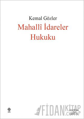 Mahalli İdareler Hukuku