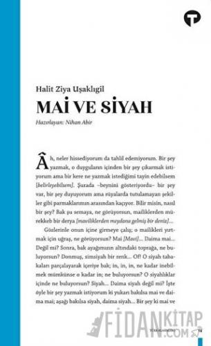 Mai ve Siyah Halit Ziya Uşaklıgil