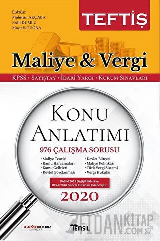 Maliye ve Vergi Hukuku Konu Anlatımı
