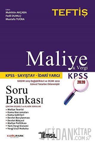 Maliye ve Vergi Hukuku Soru Bankası Fedli Dumlu
