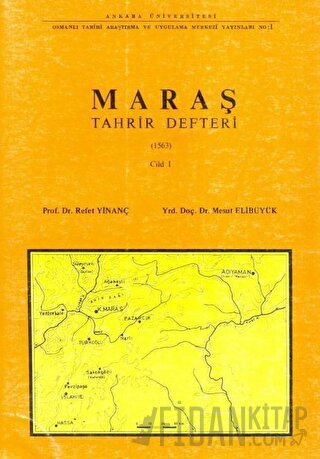 Maraş Tahrir Defteri (1563) 1 - 2 Cilt Takım 1. Hamur
