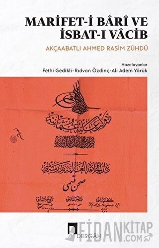 Marifet-i Bari ve İsbat-ı Vacib
