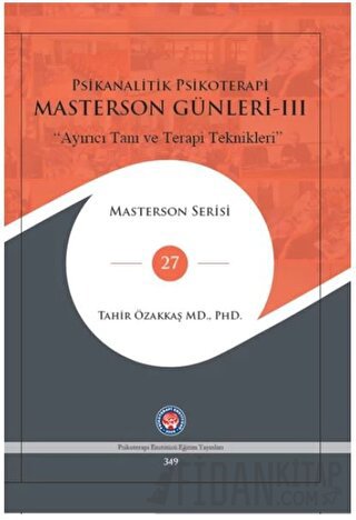 Masterson Günleri 3 - Psikanalitik Psikoterapi