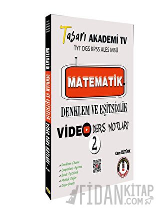 Matematik Denklem Eşitsizlik Video Ders Notları