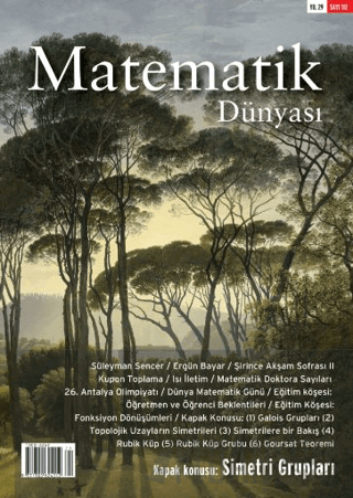 Matematik Dünyası Dergisi Sayı:112 Yıl:2022