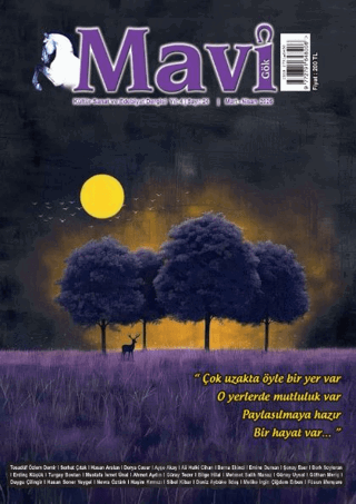 Mavi Gök Kültür Sanat Edebiyat Dergisi Sayı: 24 Mart - Nisan 2025