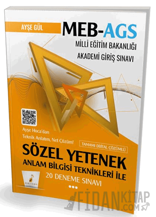 MEB - AGS Hazırlık Anlam Bilgisi Teknikleri ile Sözel Yetenek 20 Denem