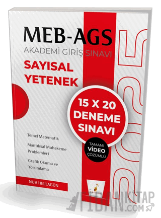 MEB - AGS Hazırlık Sayısal Yetenek 15x20 Tamamı Video Çözümlü Deneme Sınavı