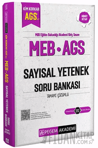 MEB AGS Kim Korkar Sayısal Yetenek Soru Bankası Tamamı Çözümlü Kollekt