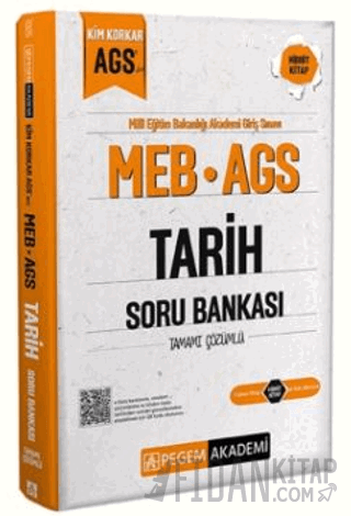MEB AGS Kim Korkar Tarih Soru Bankası Tamamı Çözümlü Kollektif