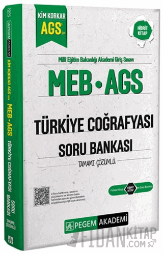 MEB AGS Kim Korkar Türkiye Coğrafyası Soru Bankası Tamamı Çözümlü