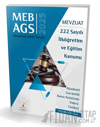MEB - AGS Mevzuat Bilgisi 222 Sayılı İlköğretim ve Eğitim Kanunu Konu Anlatımlı Video Fasikül