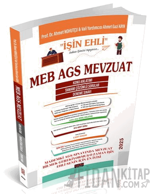 MEB AGS Mevzuat İşin Ehli Konu Anlatımı Ahmet Nohutçu