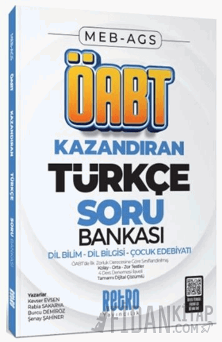 2026 MEB AGS Türkçe Öğretmenliği Dil Bilim Dil Bilgisi Çocuk Edebiyatı Soru Bankası