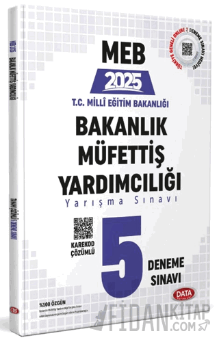 MEB Bakanlık Müfettiş Yardımcılığı 5 Deneme Sınavı - Karekod Çözümlü